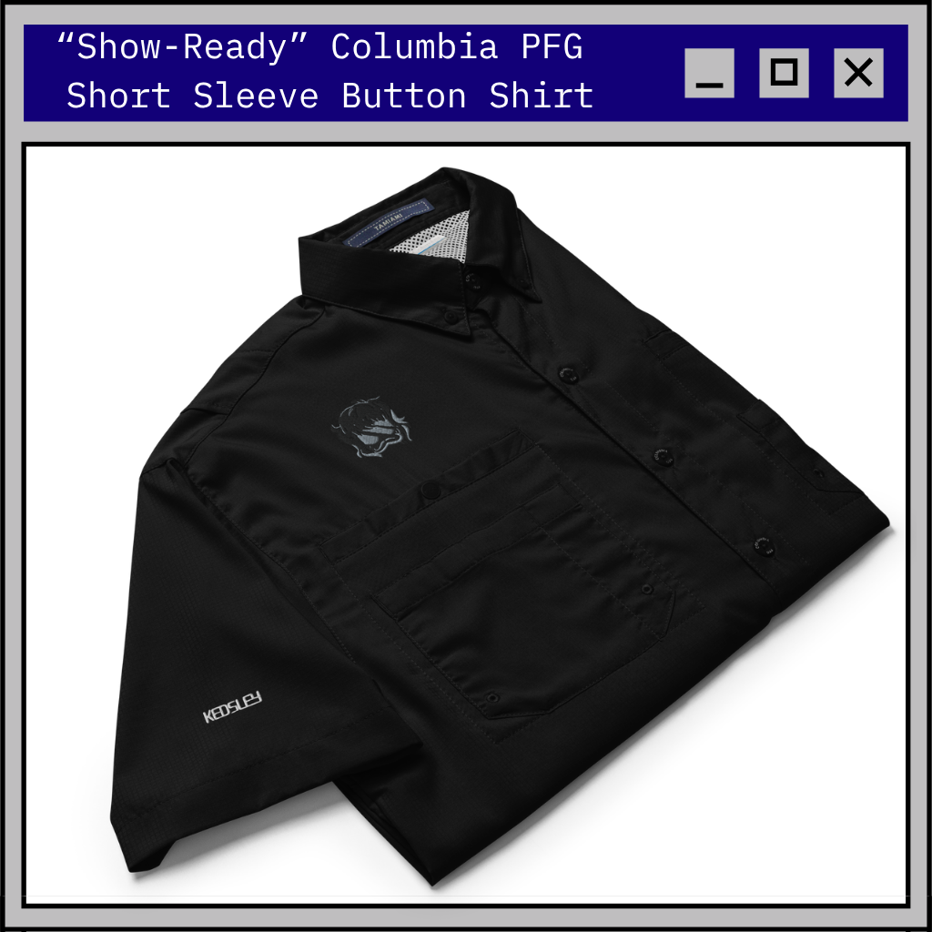 "Show-Ready" Columbia PFG Short Sleeve Button Shirt